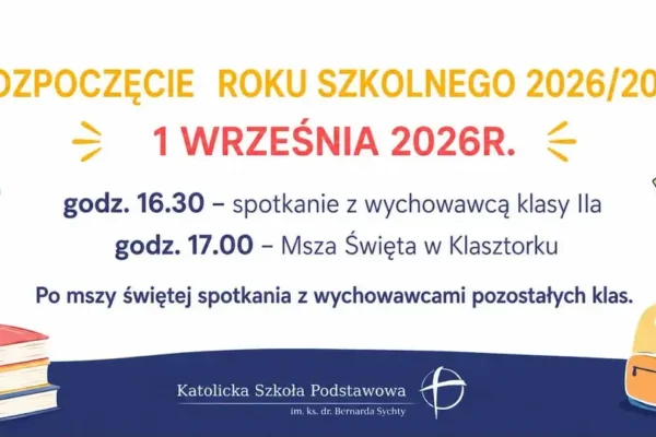 Inauguracja roku szkolnego w Katolickiej Szkole Podstawowej w Świeciu