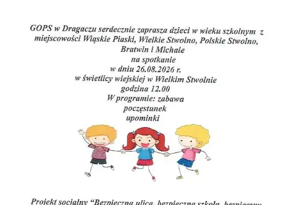 Wakacyjne spotkanie dla dzieci w Wielkim Stwolnie – zabawa i edukacja o bezpieczeństwie