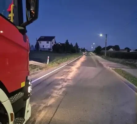 Silne zadymienie w Belnie. Jedna osoba poszkodowana