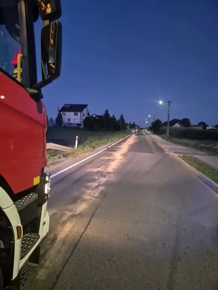 Silne zadymienie w Belnie. Jedna osoba poszkodowana