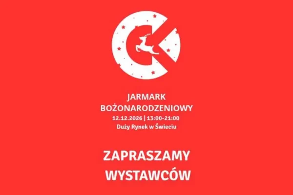 Świecie szuka wystawców na Jarmark Bożonarodzeniowy – ruszyły zgłoszenia