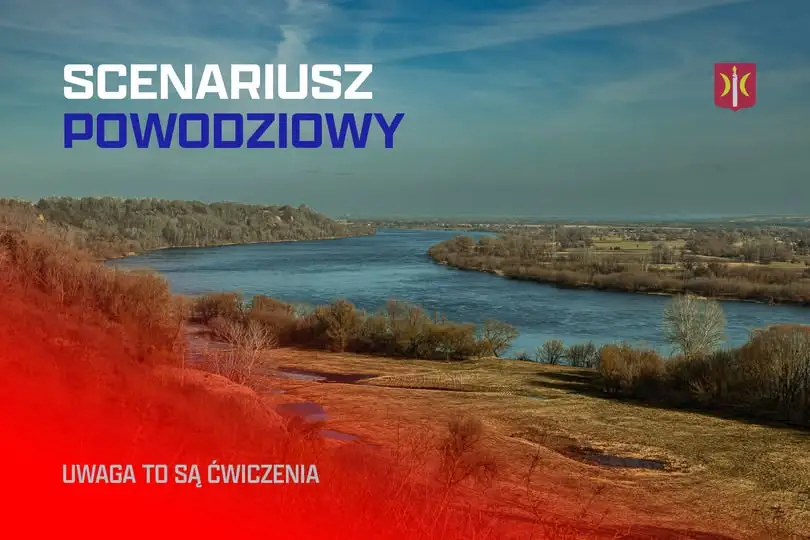 Ćwiczenia przeciwpowodziowe w Gminie Świecie: symulacja fali wezbraniowej na Wiśle