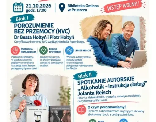 Sztuka rozmowy i zdrowe granice – wyjątkowe spotkanie w Pruszczu
