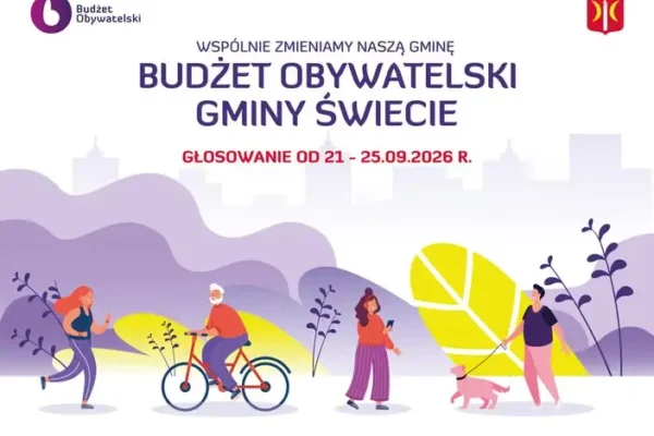 Budżet Obywatelski Gminy Świecie 2027 – trwa głosowanie mieszkańców