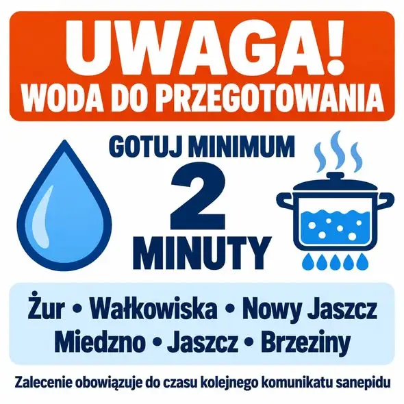Bakterie grupy coli w wodociągu w Jaszczu. Sanepid ostrzega mieszkańców