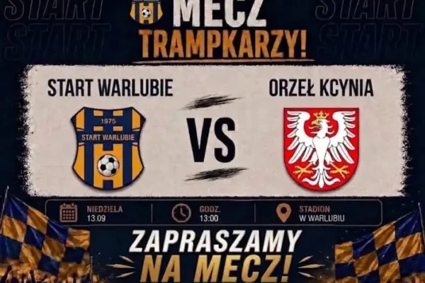 Piłkarska niedziela w Warlubiu – Trampkarze Startu zmierzą się z Orłem Kcynia