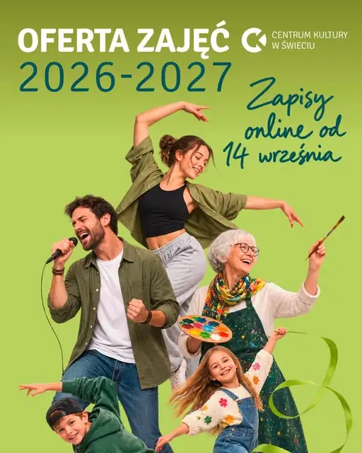 Świecie: ruszyły zapisy na zajęcia w Centrum Kultury na sezon 2026/2027