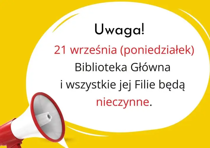 Biblioteka w Świeciu nieczynna 21 września. Od wtorku tydzień atrakcji