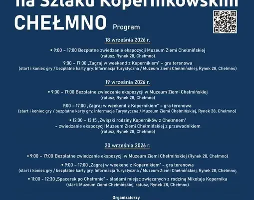 Weekend na Szlaku Kopernikowskim w Chełmnie – bezpłatne atrakcje dla całej rodziny