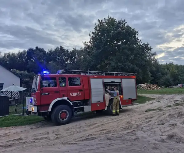 Interwencja OSP Jeżewo w Osłowie – wyjazd zastępu Renault