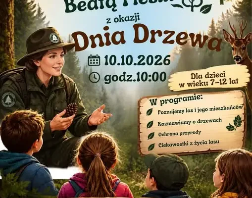 Spotkanie z leśniczką w Pruszczu z okazji Dnia Drzewa