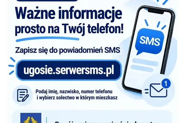 Gmina Osie uruchamia system powiadomień SMS dla mieszkańców
