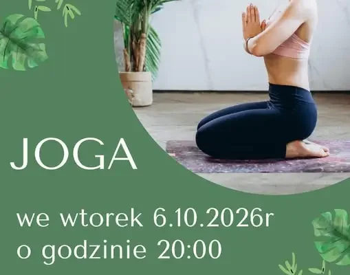 Zmiana godziny zajęć jogi w Pruszczu – najbliższy wtorek wyjątkowo o 20:00