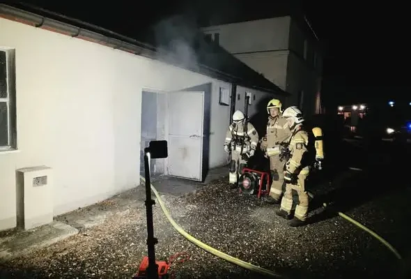 OSP Warlubie szkoliła się z pożarów kotłowni i składów opału