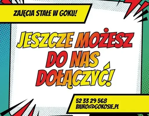 Gminny Ośrodek Kultury w Osiu ma jeszcze wolne miejsca na zajęciach