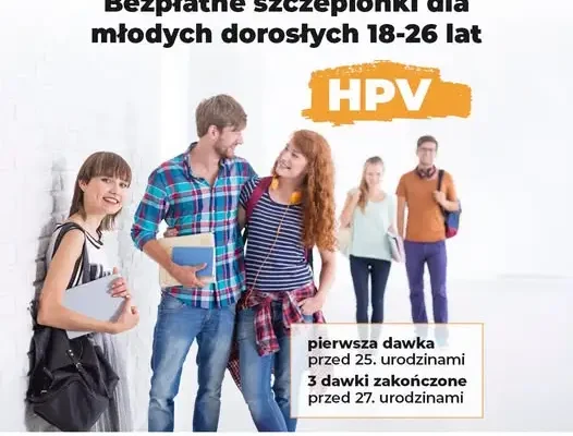 Bezpłatne szczepienia przeciw HPV dla osób 19-26 lat – ruszył program