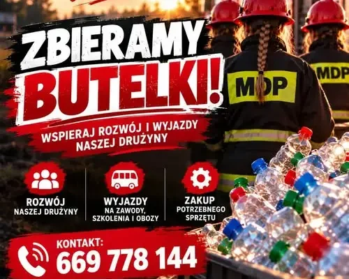 MDP Świekatowo zbiera butelki – dochód wesprze młodzieżową drużynę pożarniczą