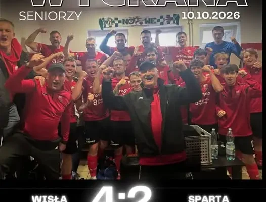 MLKS Wisła Nowe wygrywa ze Spartą Przysiersk. Kolejne trzy punkty zostają w Nowem!