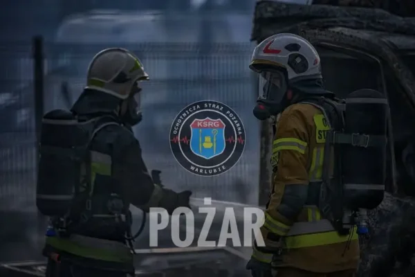 Alarm pożarowy w Rulewie – interweniowała OSP Warlubie