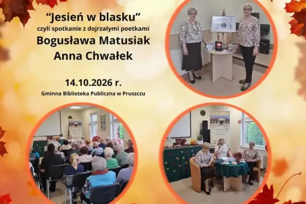 Spotkanie poetyckie „Jesień w blasku” w Pruszczu