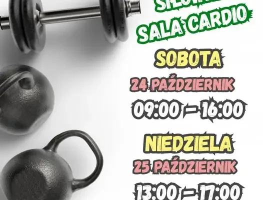 Gminny Ośrodek Kultury, Sportu i Rekreacji w Pruszczu zaprasza na weekendowe treningi
