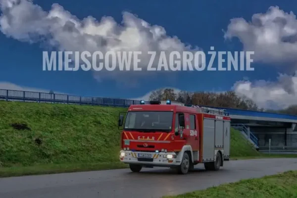 Potrącenie rowerzysty na DK-91 w Warlubiu – akcja służb ratunkowych