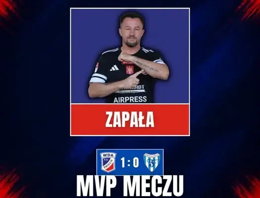 Wda Świecie wygrywa 1-0 z Flotą Świnoujście. Łukasz Zapała MVP