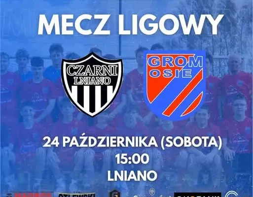Grom Osie zagra w Lnianie. Mecz transmitowany online