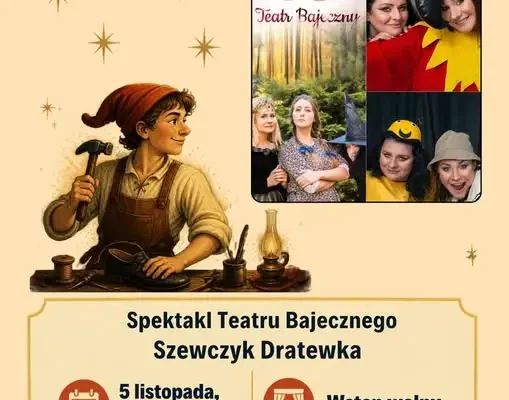 Szewczyk Dratewka zawita do Pruszcza – teatralna uczta dla najmłodszych