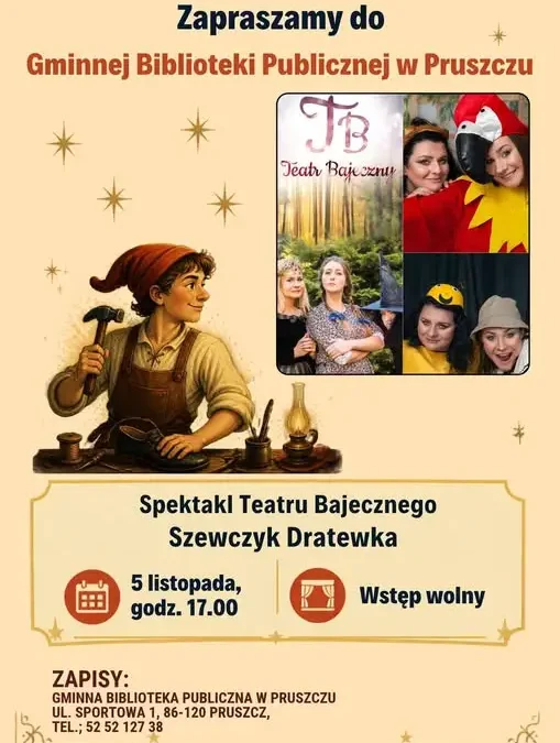 Szewczyk Dratewka zawita do Pruszcza – teatralna uczta dla najmłodszych