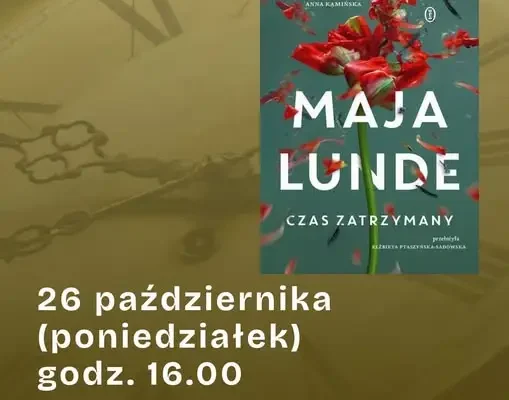 Dyskusyjny Klub Książki w Świeciu zaprasza na spotkanie o powieści „Czas zatrzymany”