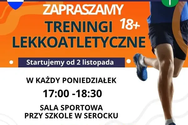 LUKS Serock zaprasza dorosłych na treningi lekkoatletyczne