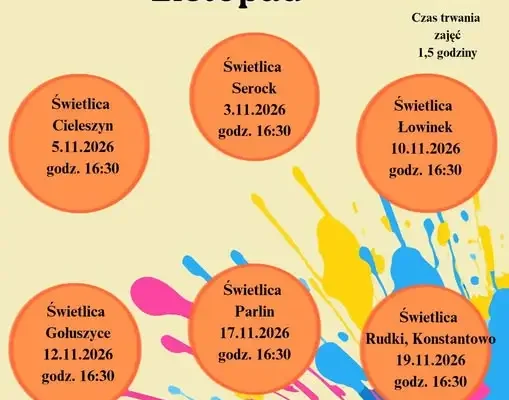 Bezpłatne zajęcia świetlicowo-kulturalne dla dzieci w gminie Pruszcz
